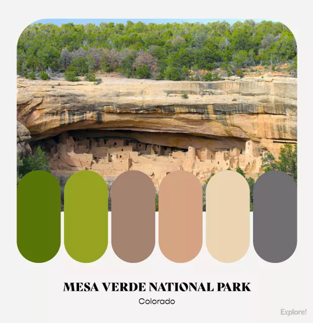 Trending USA National Park Color Palettes - Explore Worldwide